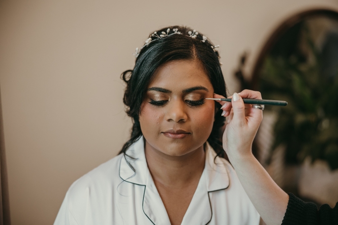 indian bridal makeup,